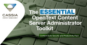 The Content Suite Security and Productivity Pack (SPP) is for any OpenText Content Server