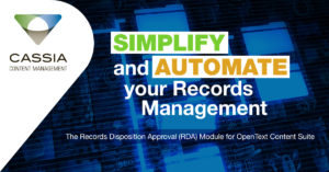 Records Disposition Approval Module for Content Suite