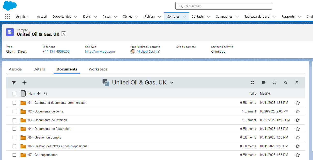 xECM for Salesforce - French